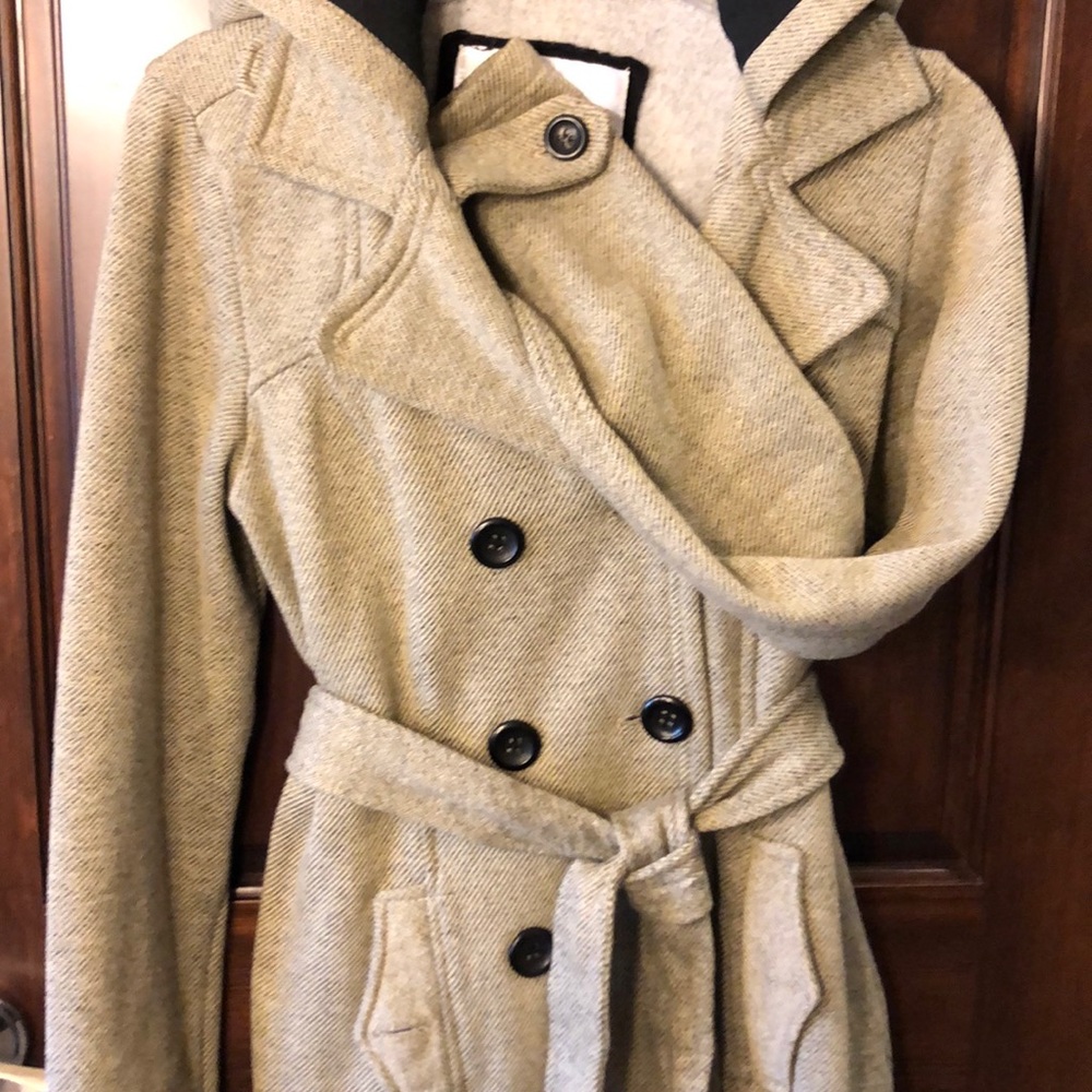 Cosy fleece peacoat!